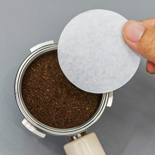 Round coffee filter paper