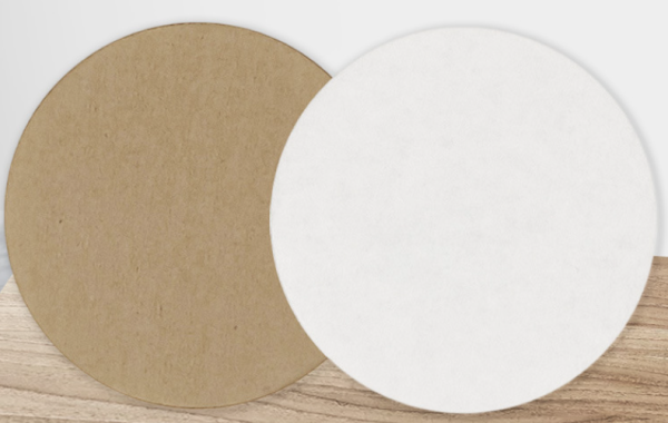 Round coffee filter paper