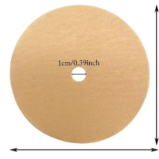 coffee filter paper with hole